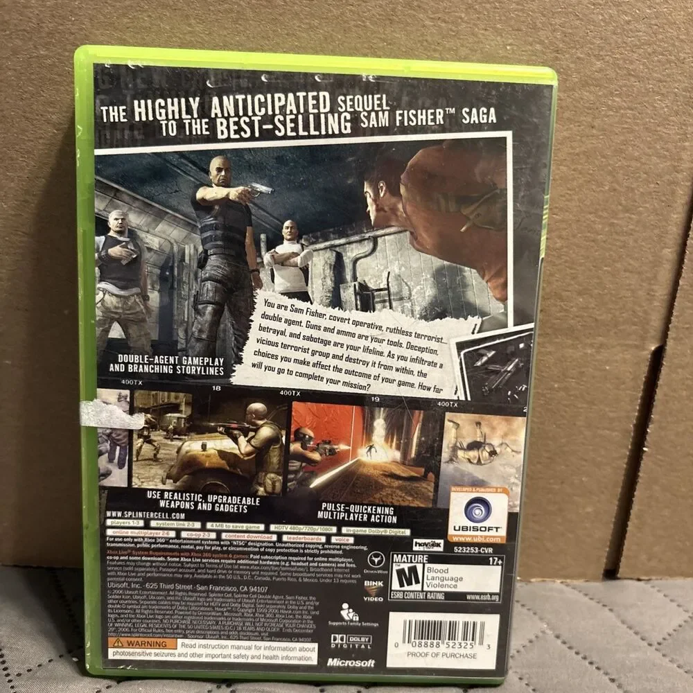 Splinter Cell Double Agent - Xbox 360